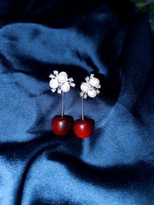 Cherry Drop Earrings