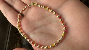 Gold Beaded Bracelet