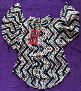 Stylish Girls' Printed Top