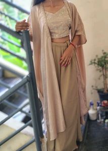 Elegant Kurta Set with Cape