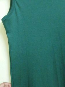 Green Mock Neck Dress