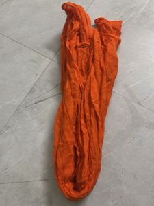 Orange Dupatta - Lightweight Fabric