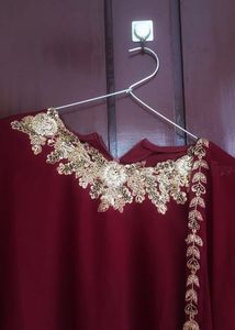 Maroon Kurti Set