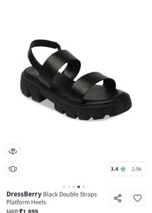 Black Platform Sandals