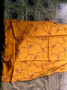 Yellow Printed Kurta