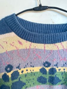 Unique christmas Pattern Knit Sweater