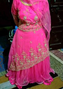 Pink 🩷 Gown/Anarkali Suit &#34;Women&#34; I 36in