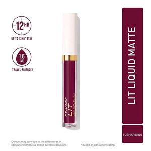 MyGlamm LIT Liquid Matte Lipstick - Daterview 🆕