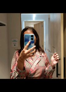 Patterned Top , cropped shirt