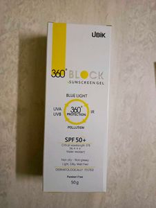 UBIK Sunscreen Gel SPF 50+
