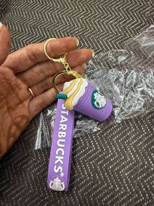 Starbucks Keychain Purple