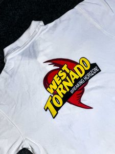 WHITE BACK PRINT T-SHIRT