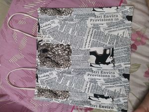 Gorgeous Unique Newspaper Print Crop Top