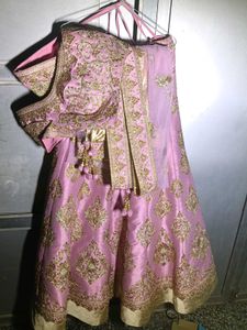 Elegant Pink Lehenga Choli Set