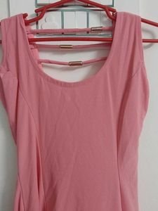 Pink Sleeveless Dress