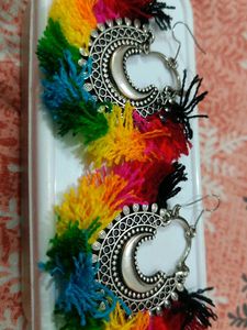 Rainbow Tassel Earrings