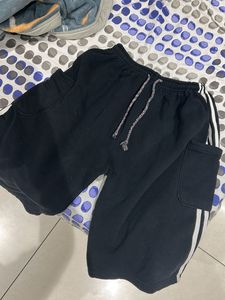Black And White Lining Shorts