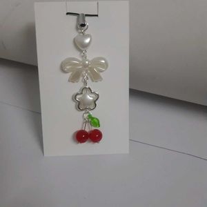 Cute Cherry phone or bag Charm