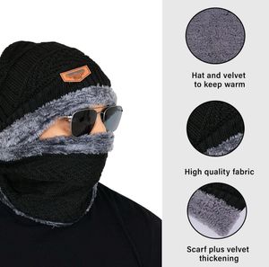 Winter Beanie Hat Scarf Set