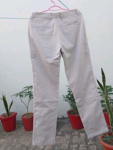 Cream Color Casuals/Pants Men&#39;s