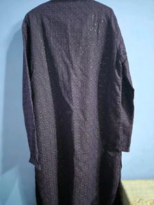 embroidered kurta-pajama set for men