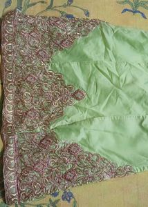 Golden Embroidery Work Kurta
