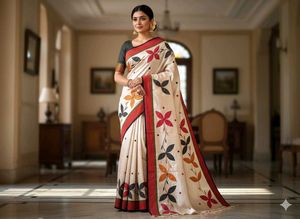 Elegant Floral Saree
