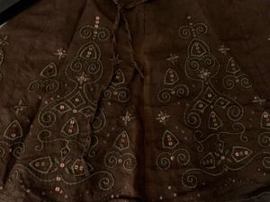 vintage brown skirt