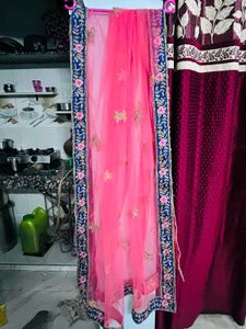 Shimmer Party Lehenga Choli Lengha Flower Designer