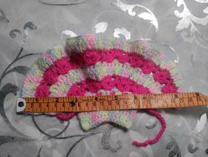 Laddu Gopal ji Knitted Dress ( Frock cum shawl)