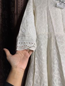 Chikankari Plazoo Set 🤍