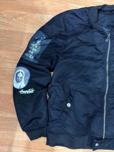 Stylish Black Bomber Jacket