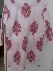 Floral Print Cotton Tunic Top
