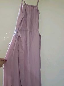 Lilac Chiffon Maxi Dress