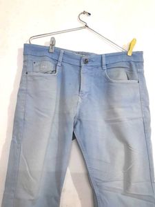 Casual Light Wash Denim Jeans