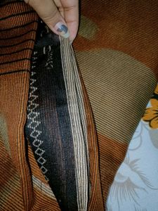 Handloom Nudish Brown Saree!