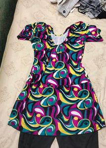 Funky Pattern Swimsuit