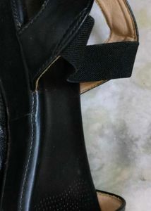 Black Ankle Strap Sandals