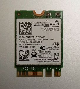 Intel® Dual Band Wireless-AC 3160 Network Adapter