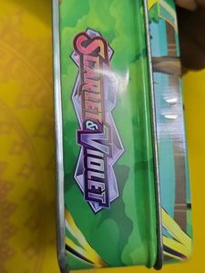 Scarlet &amp; Violet Tin - Rayquaza &amp; Pikachu