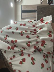 Floral Tie-Front Crop Top