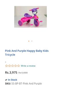 🥳Tricycle (Kids Rider) Bicycle