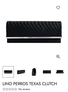 Black Lino perros Clutch Bag Girl