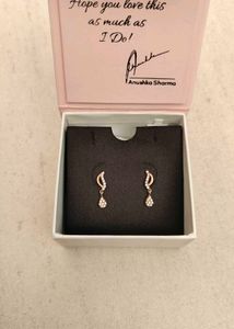 Giva Rose gold Wavecrest Earrings