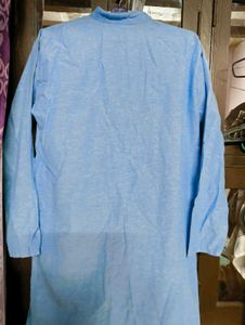 Blue Cotton Kurta