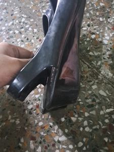 black sandal