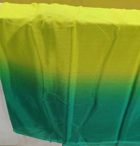 Gorgeous green 💚 ombre saree with light &amp; dark sh