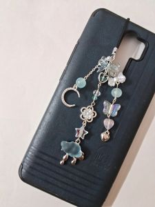 Cute Blue Aesthetic Cloud Phone Charm☁️💙🌠📱✨️
