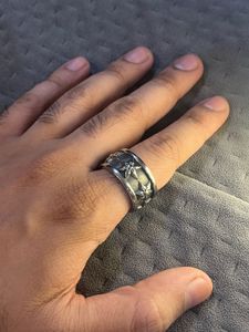 Men's Silver stainless steel Ring