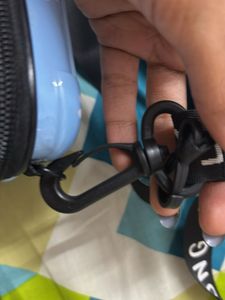 Blue Floral Crossbody Bag